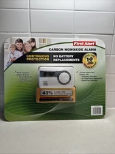 First Alert CO1210CP1 Carbon Monoxide Alarm With 10-Year Battery and Alarm Life