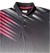 Grand Slam 360 Motion Flow Golf Polo Mens Lg Moisture Wicking Performance Active