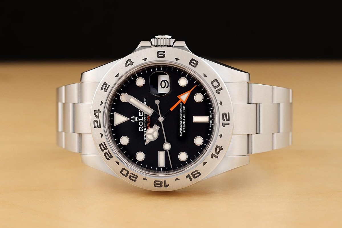 2019 CARD ROLEX 216570 EXPLORER II 42MM GMT STEEL OYSTER BLACK