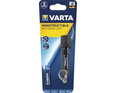 VARTA LED Mini Taschenlampe Indestructible Keychain Light inkl AAA Robust