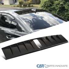 Fits 15-21 Subaru WRX STI Glossy Black Rear Roof Spoiler Wing Vortex Generator