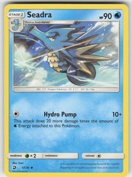 Seadra 17/70 Dragon Majesty Uncommon