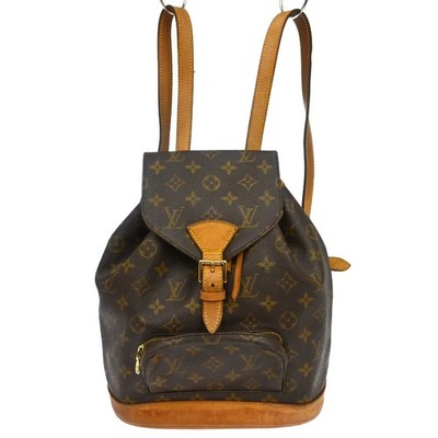Best04 LOUIS VUITTON MONTSOURIS MM BACKPACK BAG MONOGRAM M51136 SP0997 BQ00510
