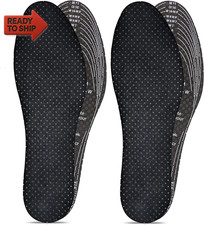 Odor Stop Insoles - Activated Charcoal Insoles - 2 Pairs