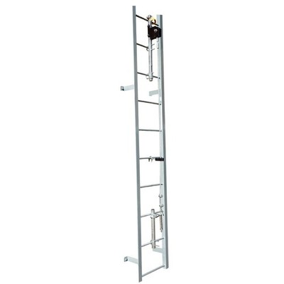 SafeWaze 019-12003 40ft Ladder Climb System Complete Kit Galvanized Cable