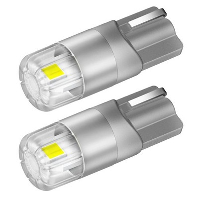 2 Pack T10 LED License Plate Tag Light Bulb W5W 168 2825 194 6500K White