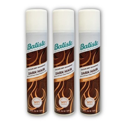 Batiste Colour Dry Shampoo Dark Hair Blends with no white residue 200 ML