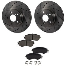 Front Brake Disc Rotors and Pads Kit for Subaru BRZ Impreza Scion FR-S 2016