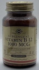 Solgar Vitamin Sublingual B12 1000 mcg 250 CT