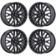 19 Ford Mustang Gt Black Chrome Wheels Rims 10036 10038 Exchange