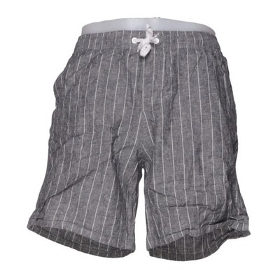 Weekday, Pyjamashorts, Größe: L, Grau/Mehrfarbig, Leinen/Baumwolle #c5F