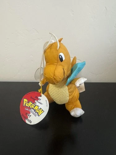 Nintendo 1999 Vintage Pokemon Water Bath Sponge Bath Buddie Dragonite Toy NWT