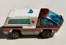 1970 Ambulance VGC Copper Original Redline HotWheels Cars