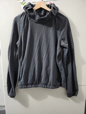 Lululemon Sweatshirt Womens 6 Blue Gray After All Pullover High Neck Funnel READ