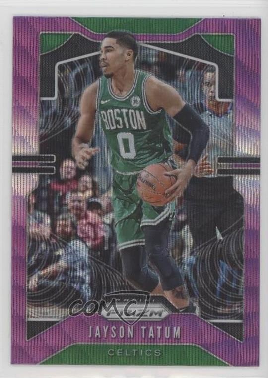 2019-20 Panini Prizm Purple Wave Prizm Jayson Tatum #39 1c0d
