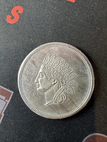 Vintage "Indian Head" 1 Troy Oz .999 Fine Silver Round Ounce (A)