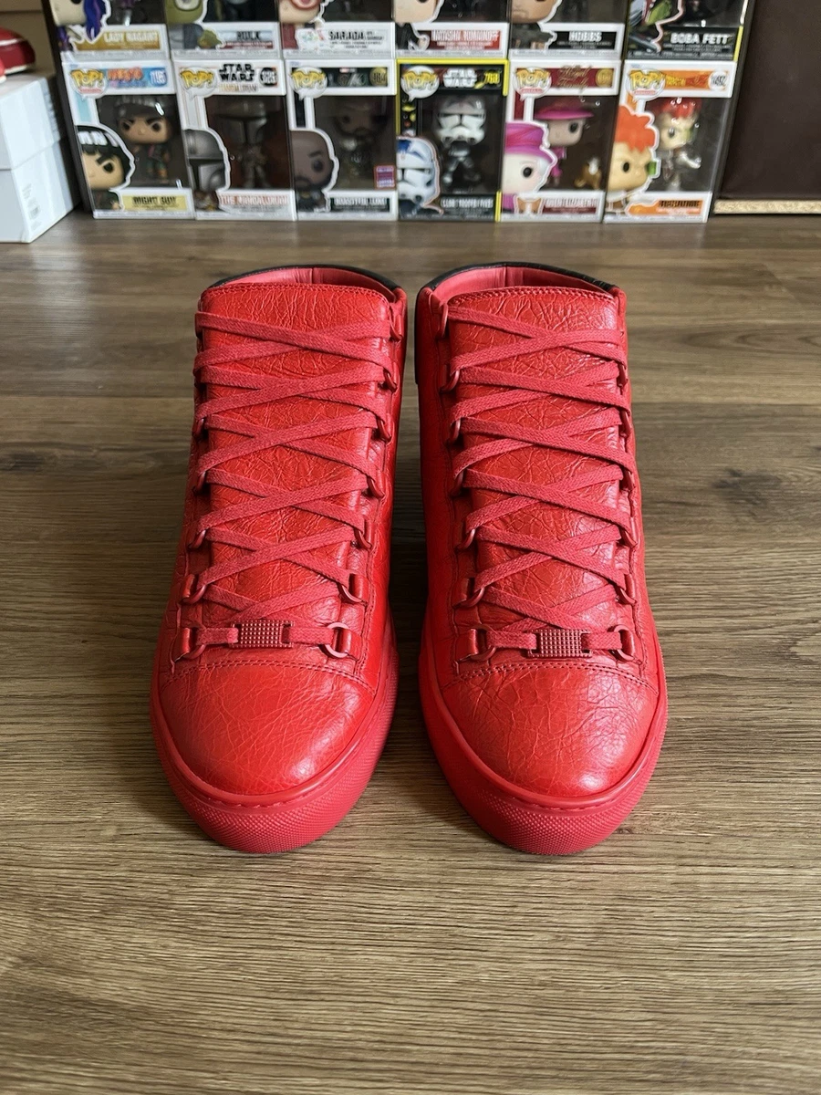 Red Casual Shoes Balenciaga Arena for Men for sale - eBay