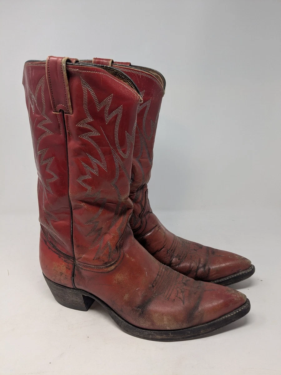 Justin Boots Red Western Boots for Men for Sale | Shop New  display picture 1
