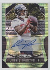 2019 Panini Prizm Rookies Neon Green Pulsar Lonnie Johnson Jr #396 Auto 4z8