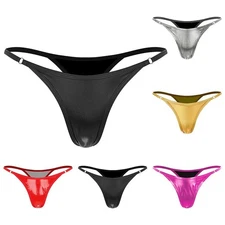 Sleek Womens Low Waist Thong with Sequins for Comfortable Home and Sleepwear