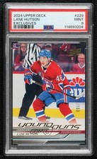 2024 Upper Deck Series 1 Young Guns Exclusives /100 Lane Hutson PSA 9 MINT 1e82