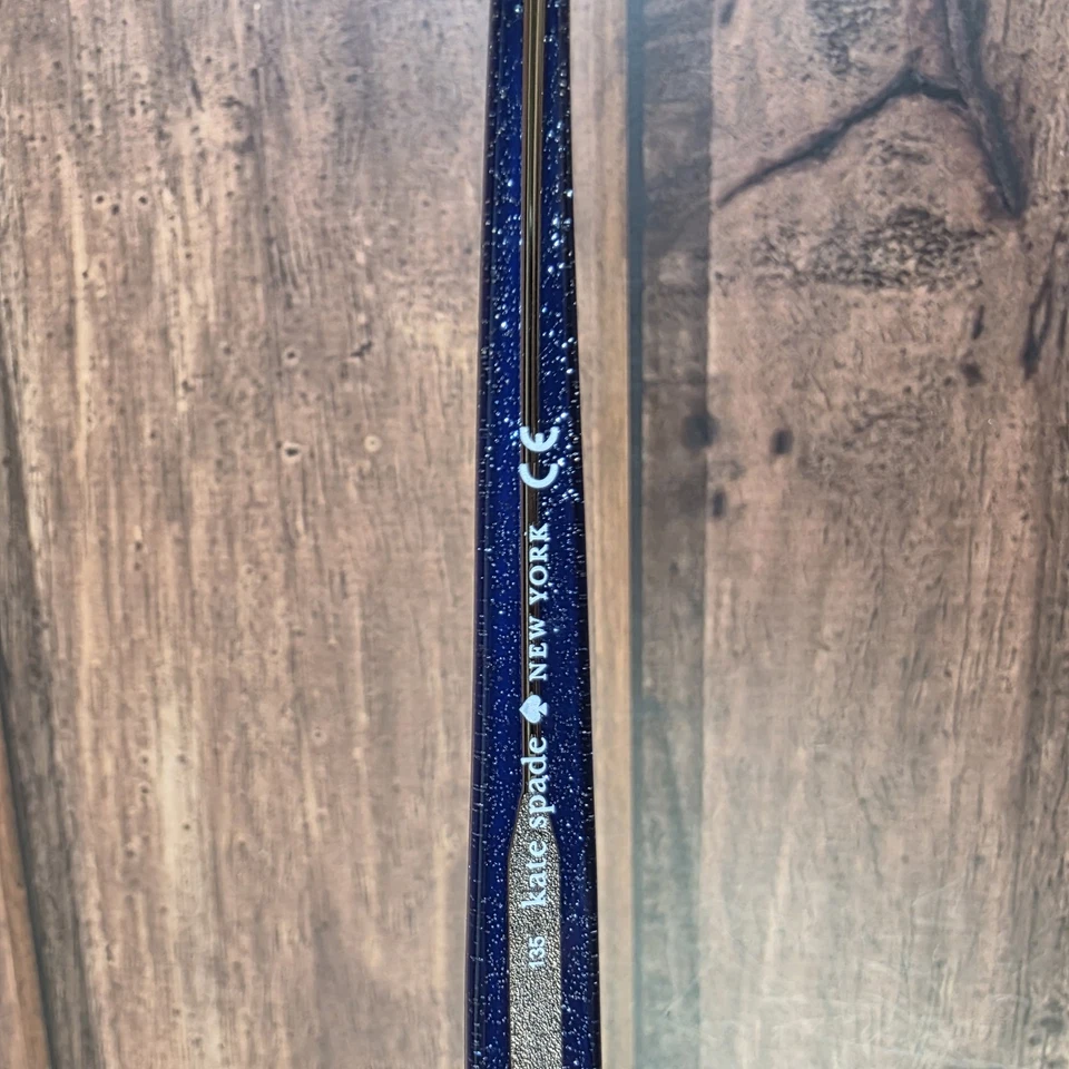 Kate Spade Eyeglasses Womens Blue Cat Eye VIVI ESY 135 Sparkle Frame Designer - Image 4 of 4