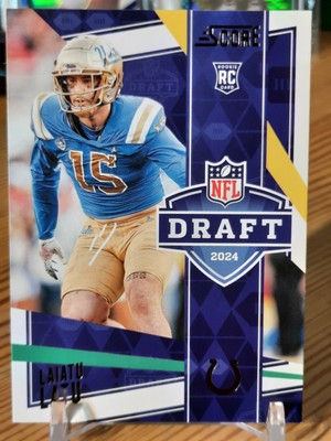 Laiatu Latu 2024 Panini Score Draft RC #1 Indianapolis Colts