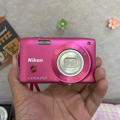 Nikon COOLPIX S3300 Digital Camera 16.0MP 6x Optical Zoom Pink