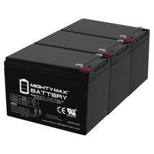 Mighty Max 12V 15AH F2 Battery Replacement for UB12150 40658 - 3 Pack