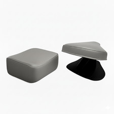 COPPIA SELLINO monoposto + CUSCINO posteriore VESPA50 SPECIAL R-L-N color grigio