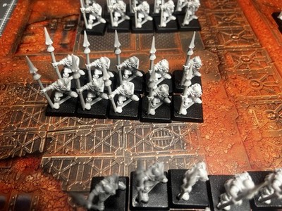 Goblin Spearmen Lot B- Orcs & Goblins 10x- Warhammer Fantasy AoS The Old World