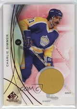 2024-25 Upper Deck SP Game Used Legends Red Jersey Charlie Simmer #189 6pi