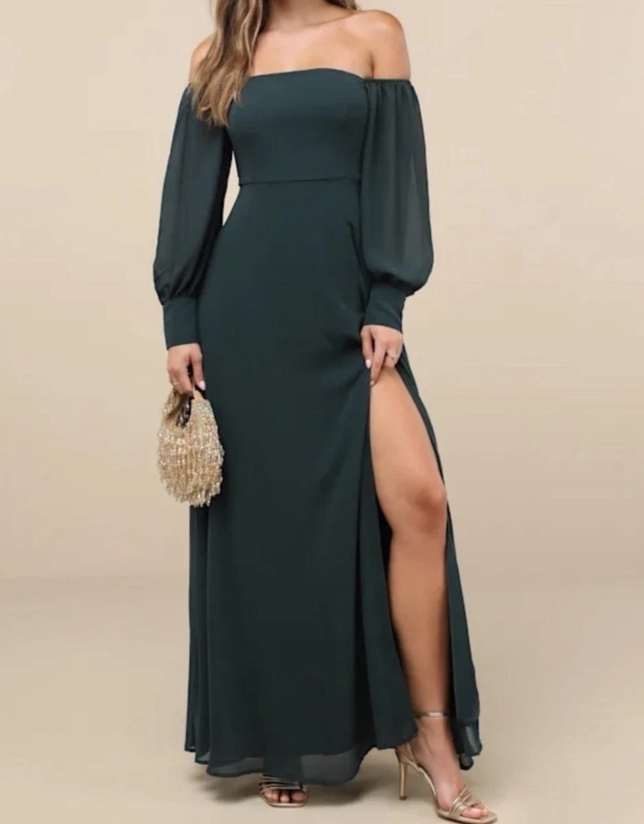 green emerald velvet dress Tina Holly Couture Designer TA803 Emerald Green Long Sleeve Formal Dre main image 0