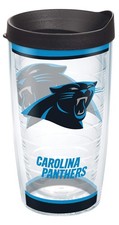Tervis Made in USA Double Walled NFL Carolina Panthers 16 Ounces, Classic