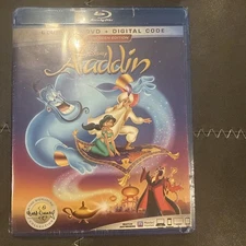 Aladdin (Blu-Ray, DVD, 1992) [2019 Release] Disney