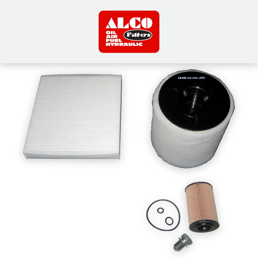 SERVICE KIT for SKODA ROOMSTER 5J 1.6 TDI ALCO OIL AIR CABIN FILTERS (2010-2010)