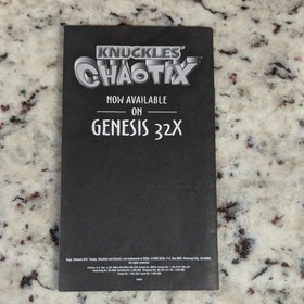 SEGA Tempo Sega Genesis 32X 1995 NTSC Manual Included QSound Audio Platformer