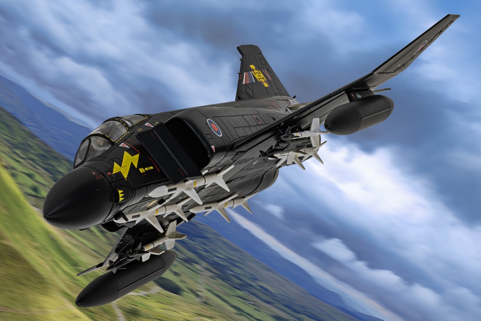 Corgi Mcdonnell Douglas Phantom Ii Fg.1 Black Mike 1:48 Diecast Model Aa27904 - Image 7