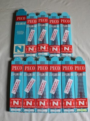 PECO Spur N Konvolut SL-E391 (X) + SL-E392(X), Code 80, Electrofrog, neu, OVP.