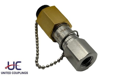 #ad 1141 Series High Pressure Coupler 10k PSI Replaces Parker 1141 62 $85.00