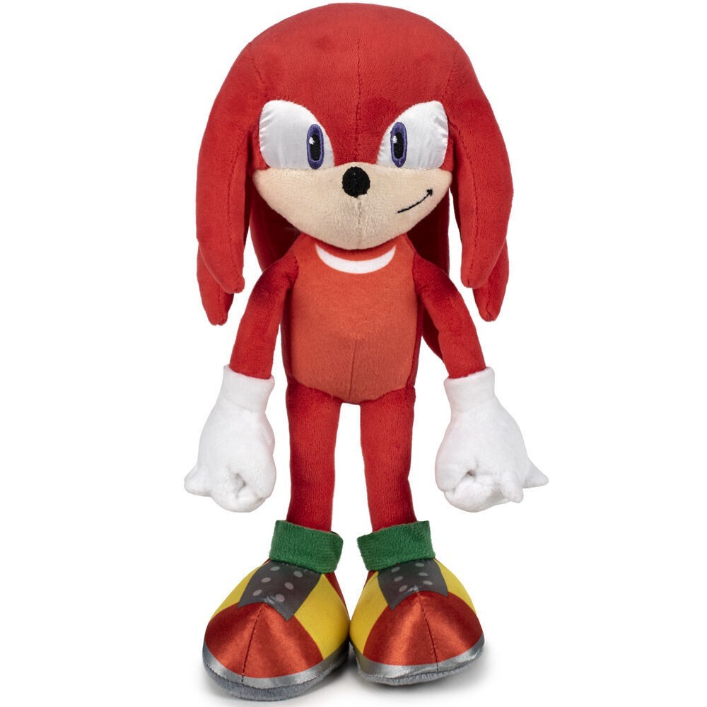 Peluche Sonic Knuckles 44 cm avec finitions brodées haut de gamme