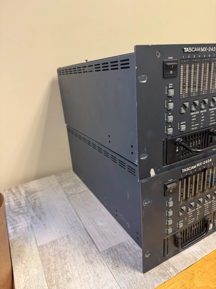 2 Tascam MX-2424 24 10 via DB25 connecters & 24 10 ADAT Lightpipe &2410 via TDIF - Image 3 of 4