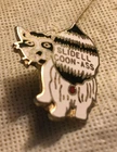 VINTAGE SLIDELL COON-ASS SMALL PIN LOUISIANA OLD ST. TAMMANY PARISH