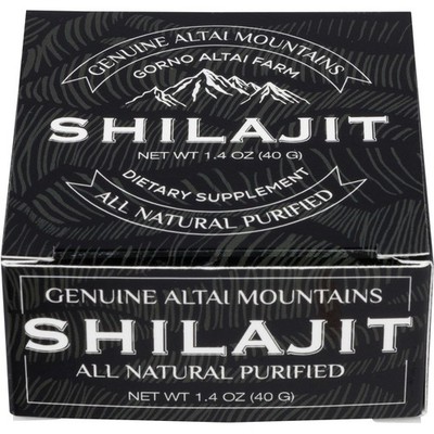 Pure Altai Shilajit Resin Golden Grade 2 Month Supply High Quality Potent Pure