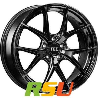 TEC Speedwheels GT6 EVO black-glossy 8x19'' ET38 LK5 105 ML 56.6 Alufelgen 19 ...
