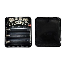 DIY 18650 Flat Battery Power Bank Box Shell Case Fast Charger Power Display