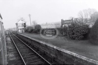 FOTO BR British Railways Bahnhofsszene - CAVENDISH