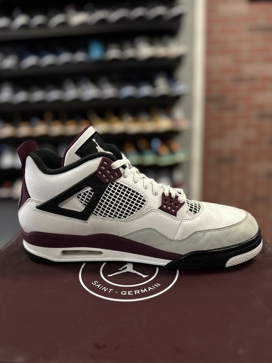Size 12.5 - Jordan 4 Retro x Paris Saint-Germain Bordeaux 2020