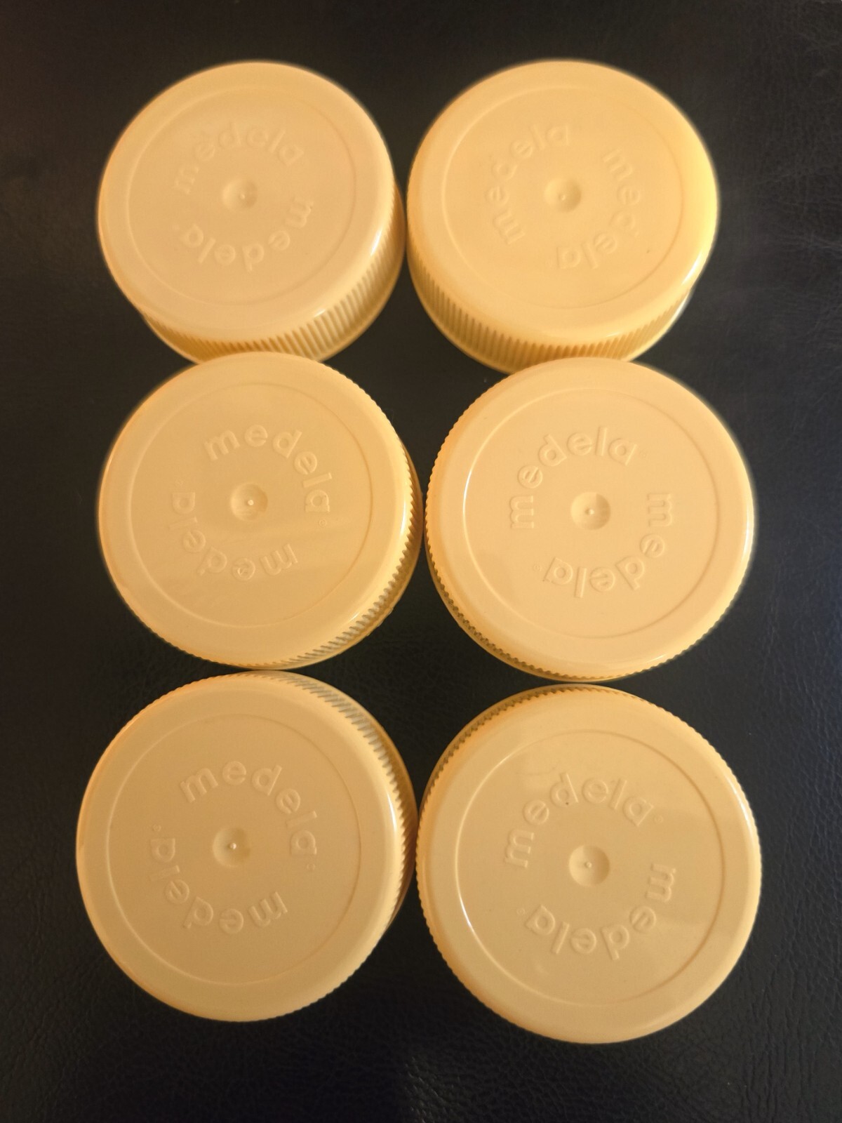 MEDELA Breast Milk Storage Bottle Collar Ring Labeling Lid s