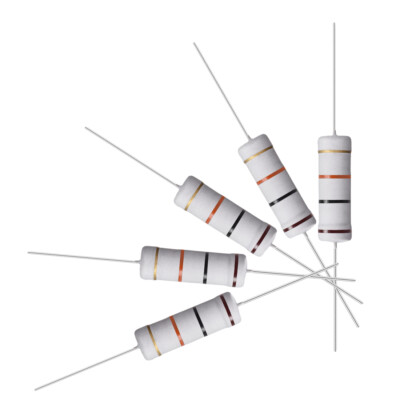 10Pcs 5W 5 Watt Metal Oxide Film Resistor Shaft Lead 10K Ohm ±5% Tolerance
